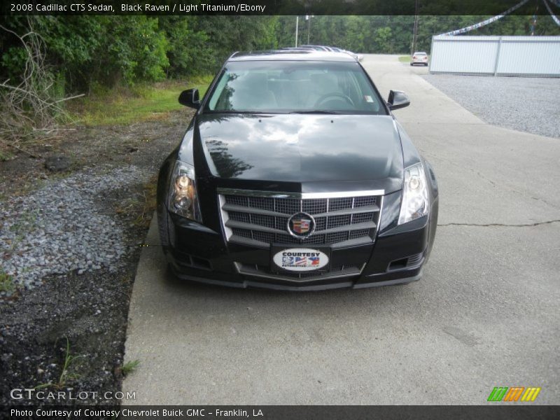 Black Raven / Light Titanium/Ebony 2008 Cadillac CTS Sedan