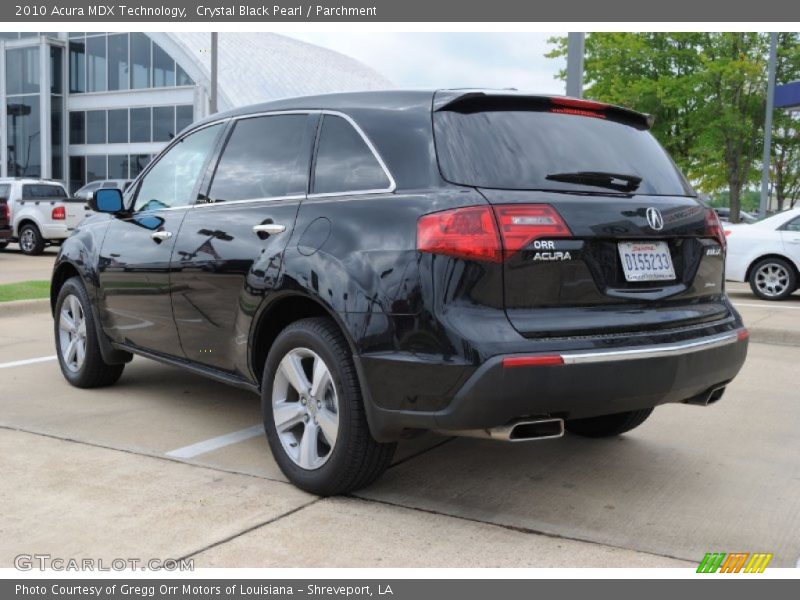 Crystal Black Pearl / Parchment 2010 Acura MDX Technology