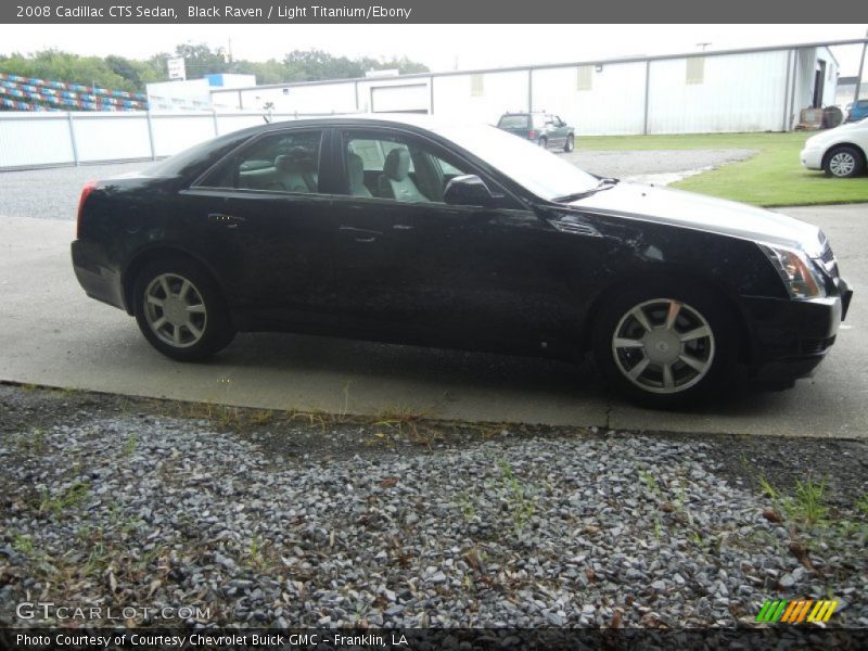 Black Raven / Light Titanium/Ebony 2008 Cadillac CTS Sedan