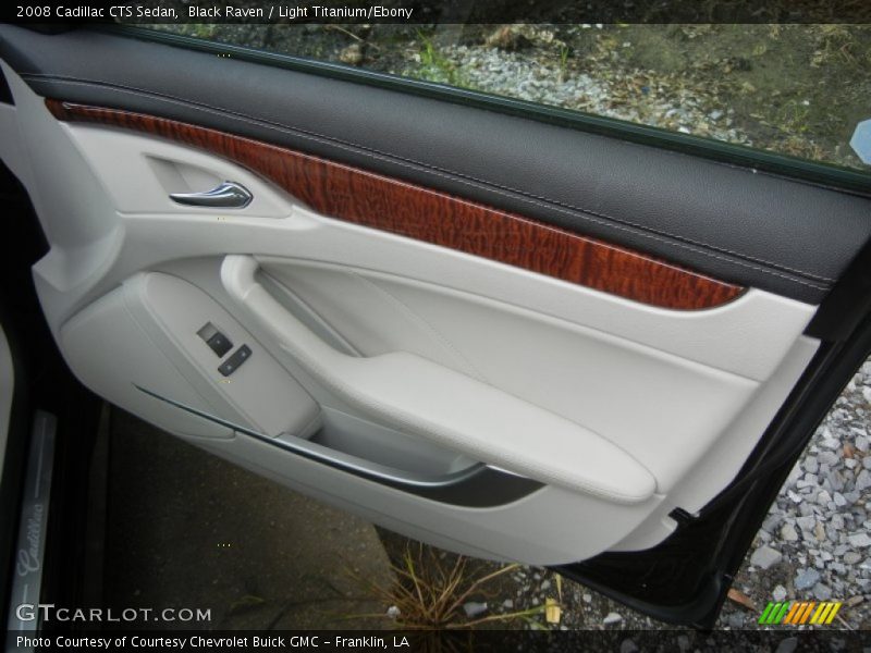 Black Raven / Light Titanium/Ebony 2008 Cadillac CTS Sedan