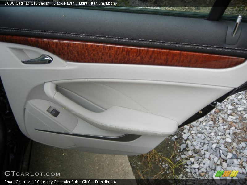 Black Raven / Light Titanium/Ebony 2008 Cadillac CTS Sedan