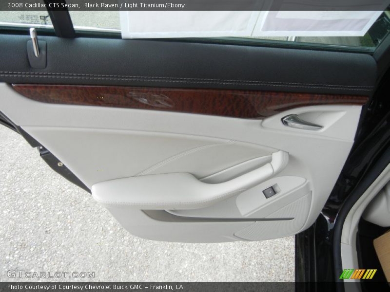 Black Raven / Light Titanium/Ebony 2008 Cadillac CTS Sedan
