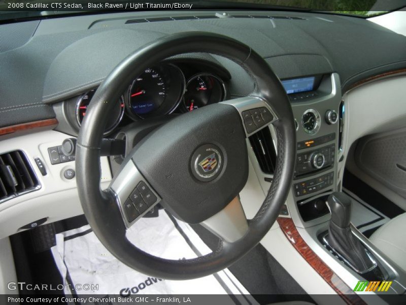 Black Raven / Light Titanium/Ebony 2008 Cadillac CTS Sedan