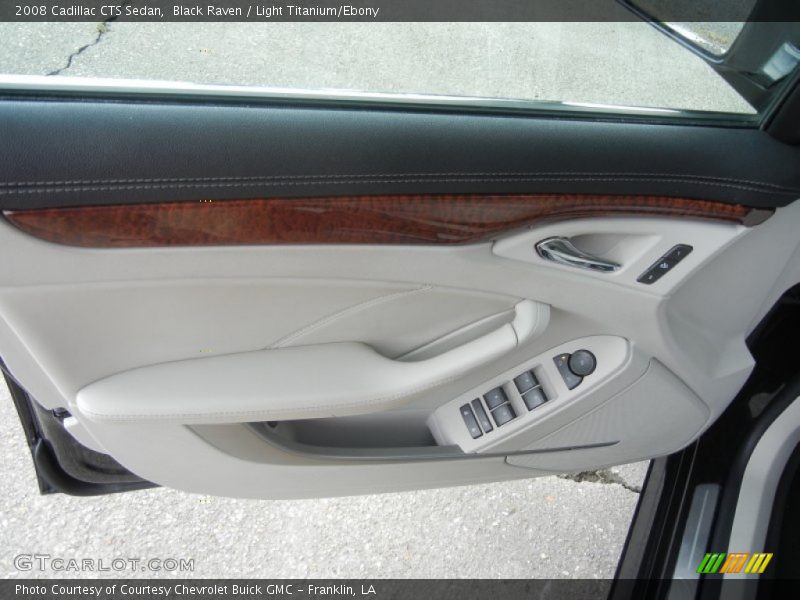 Black Raven / Light Titanium/Ebony 2008 Cadillac CTS Sedan
