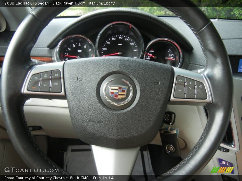 Black Raven / Light Titanium/Ebony 2008 Cadillac CTS Sedan