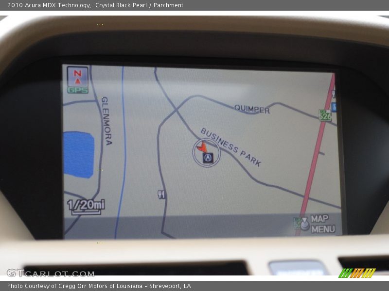 Navigation of 2010 MDX Technology