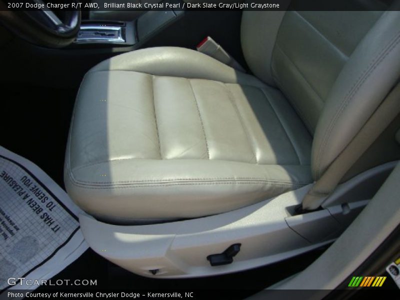 Brilliant Black Crystal Pearl / Dark Slate Gray/Light Graystone 2007 Dodge Charger R/T AWD