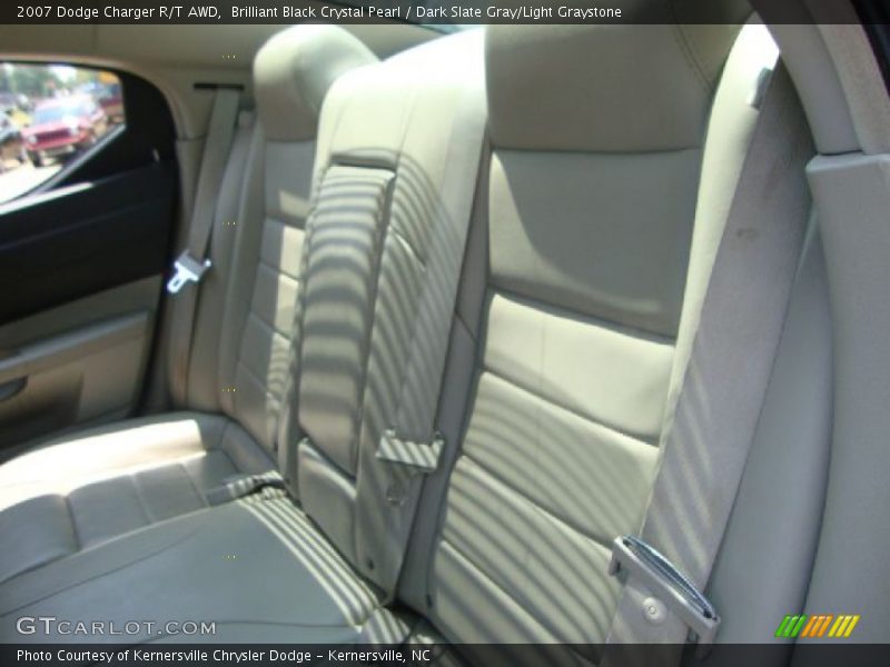 Brilliant Black Crystal Pearl / Dark Slate Gray/Light Graystone 2007 Dodge Charger R/T AWD