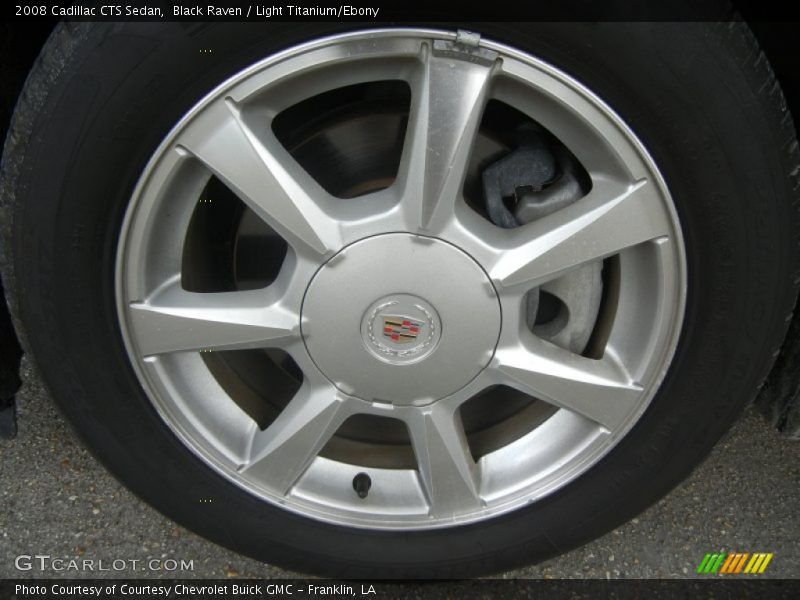Black Raven / Light Titanium/Ebony 2008 Cadillac CTS Sedan