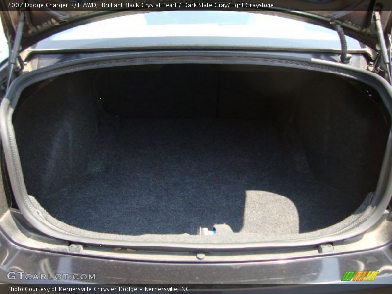 Brilliant Black Crystal Pearl / Dark Slate Gray/Light Graystone 2007 Dodge Charger R/T AWD
