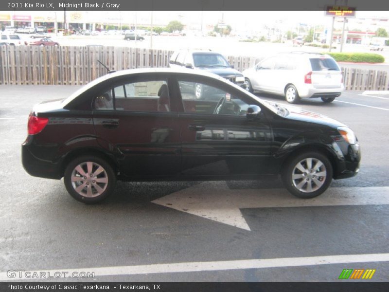 Midnight Black / Gray 2011 Kia Rio LX