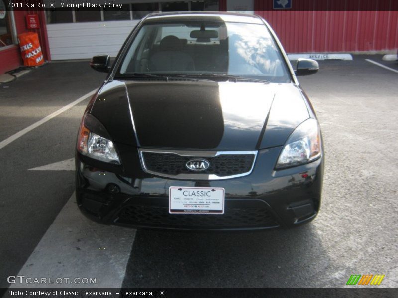 Midnight Black / Gray 2011 Kia Rio LX