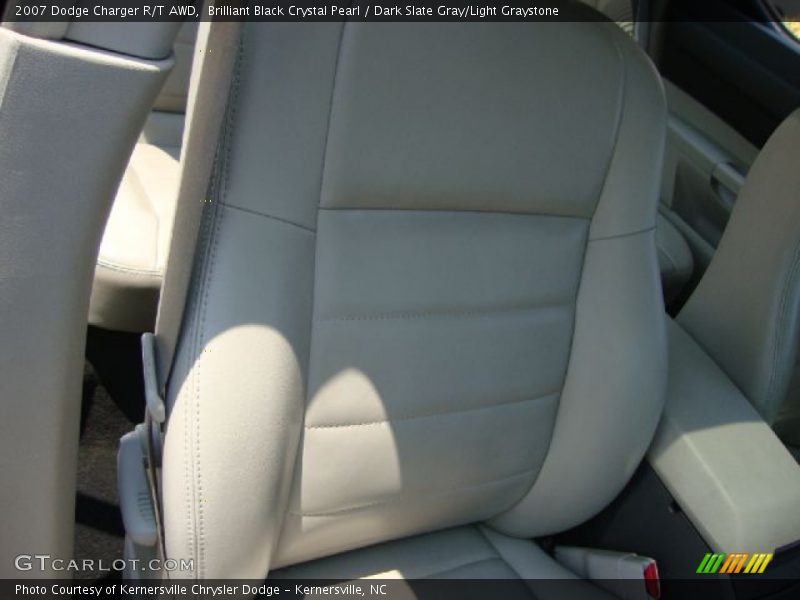 Brilliant Black Crystal Pearl / Dark Slate Gray/Light Graystone 2007 Dodge Charger R/T AWD