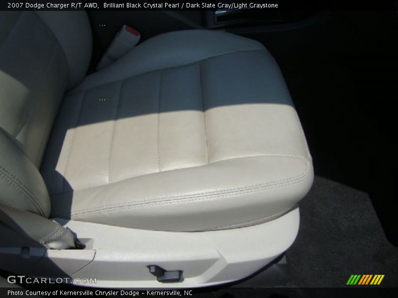 Brilliant Black Crystal Pearl / Dark Slate Gray/Light Graystone 2007 Dodge Charger R/T AWD
