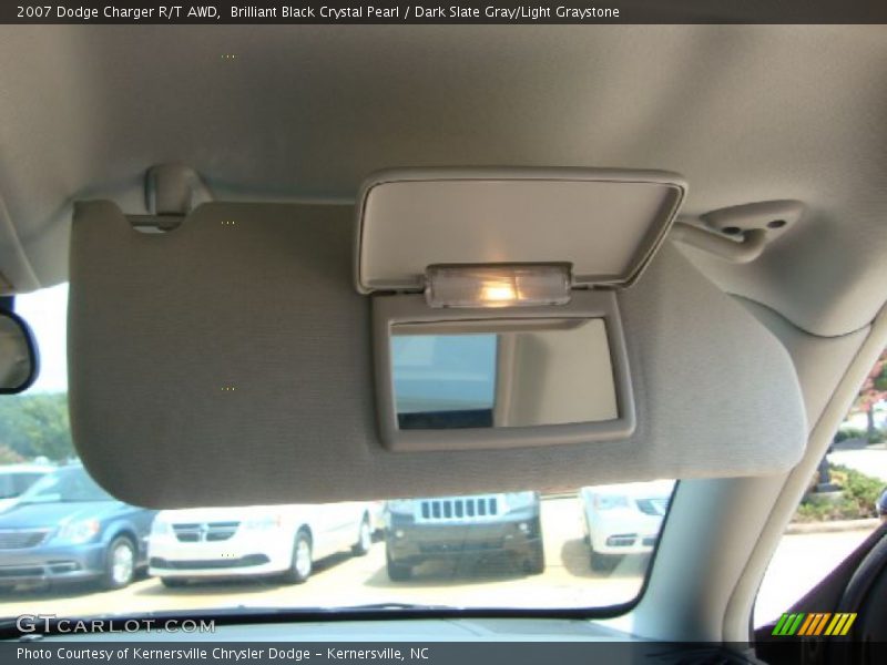 Brilliant Black Crystal Pearl / Dark Slate Gray/Light Graystone 2007 Dodge Charger R/T AWD