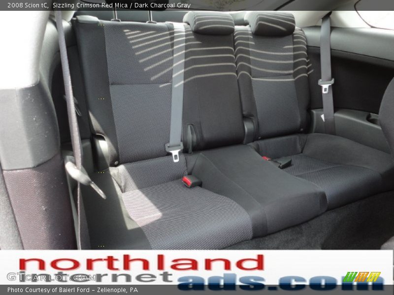 Sizzling Crimson Red Mica / Dark Charcoal Gray 2008 Scion tC