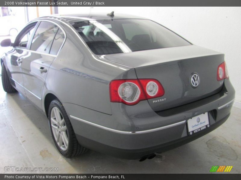 United Gray / Black 2008 Volkswagen Passat Lux Sedan