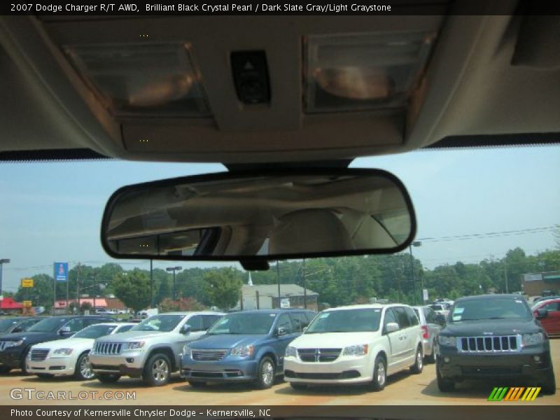 Brilliant Black Crystal Pearl / Dark Slate Gray/Light Graystone 2007 Dodge Charger R/T AWD