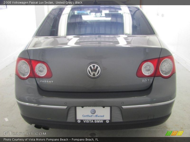 United Gray / Black 2008 Volkswagen Passat Lux Sedan
