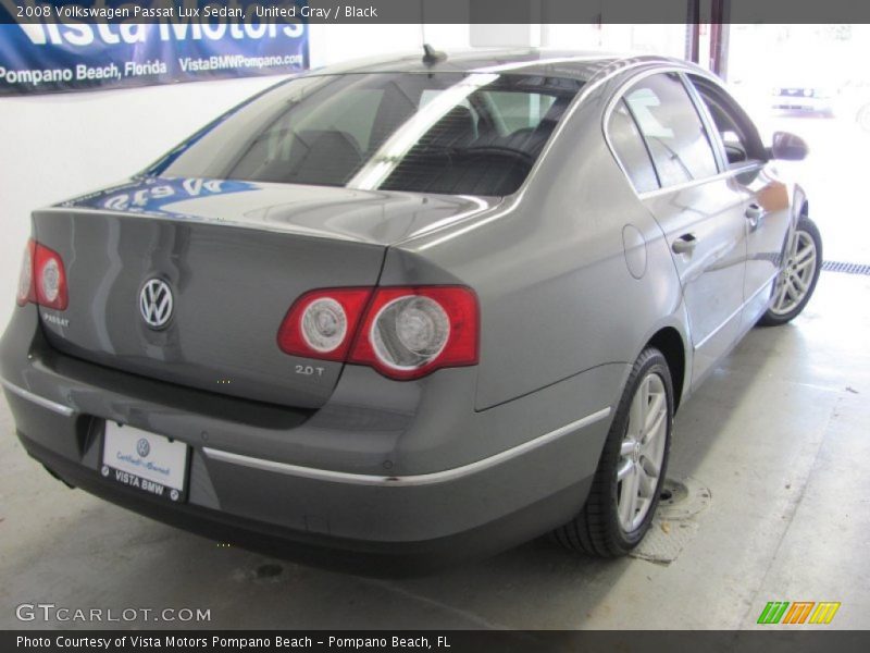 United Gray / Black 2008 Volkswagen Passat Lux Sedan