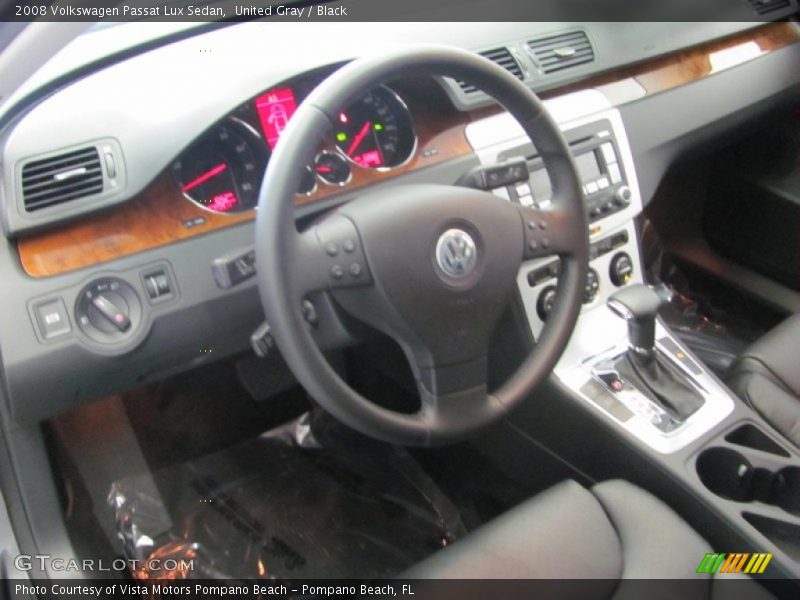United Gray / Black 2008 Volkswagen Passat Lux Sedan