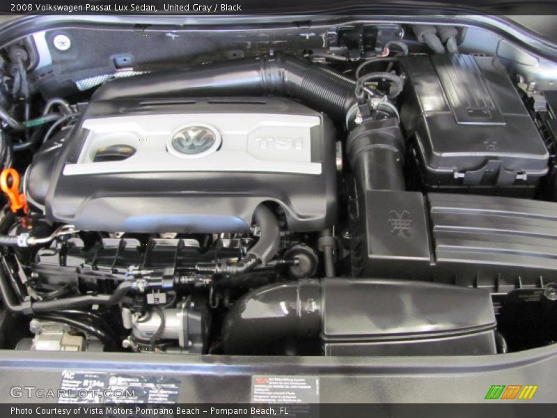 United Gray / Black 2008 Volkswagen Passat Lux Sedan