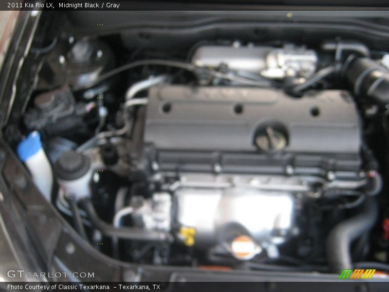 Midnight Black / Gray 2011 Kia Rio LX