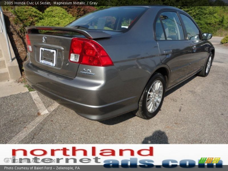 Magnesium Metallic / Gray 2005 Honda Civic LX Sedan