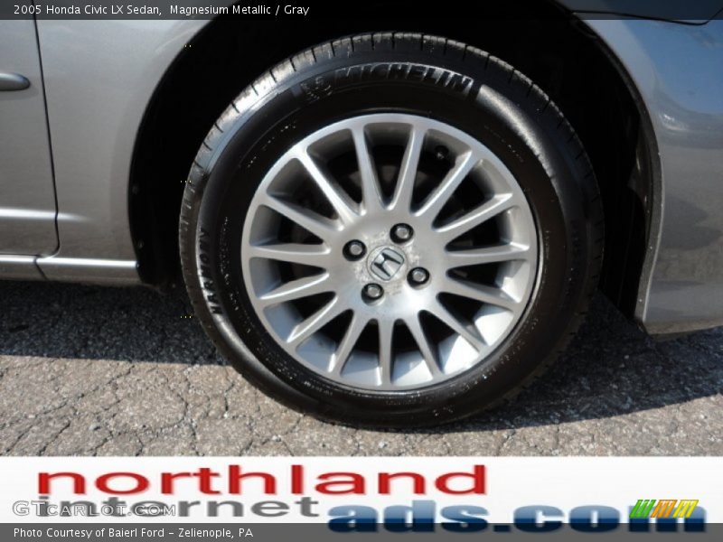 Magnesium Metallic / Gray 2005 Honda Civic LX Sedan