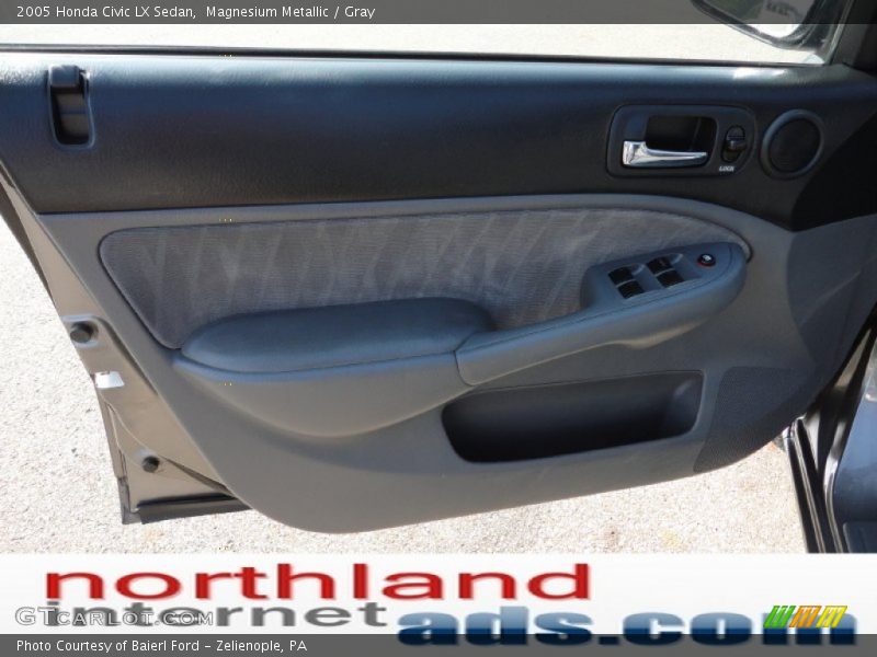Magnesium Metallic / Gray 2005 Honda Civic LX Sedan