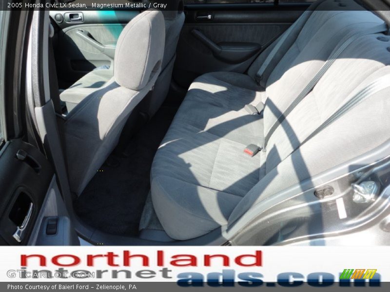 Magnesium Metallic / Gray 2005 Honda Civic LX Sedan