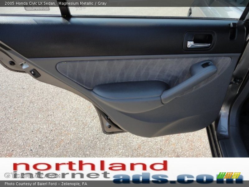Magnesium Metallic / Gray 2005 Honda Civic LX Sedan