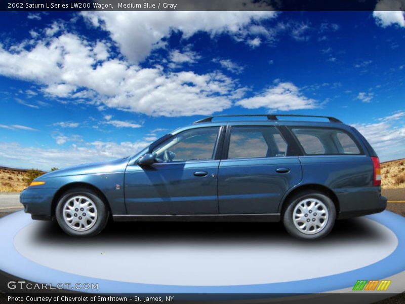 Medium Blue / Gray 2002 Saturn L Series LW200 Wagon