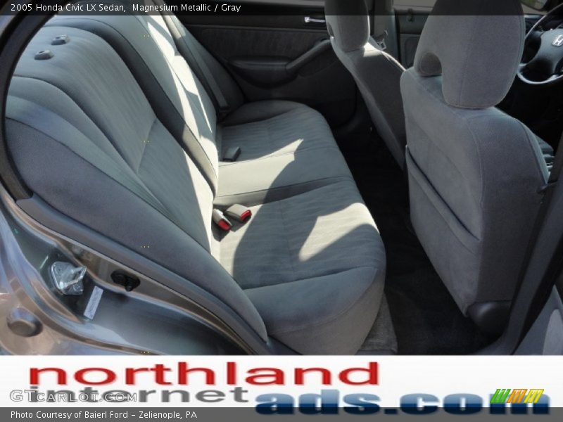Magnesium Metallic / Gray 2005 Honda Civic LX Sedan