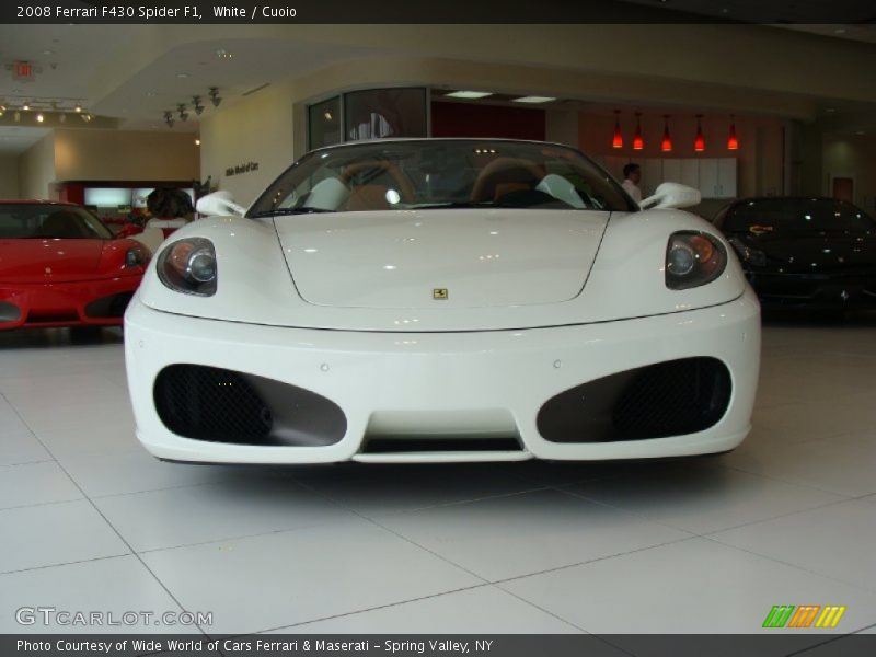  2008 F430 Spider F1 White