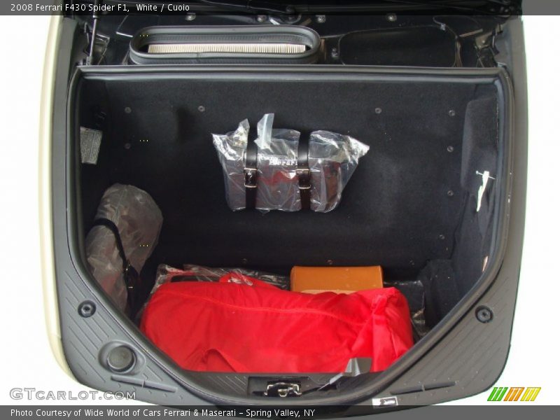  2008 F430 Spider F1 Trunk