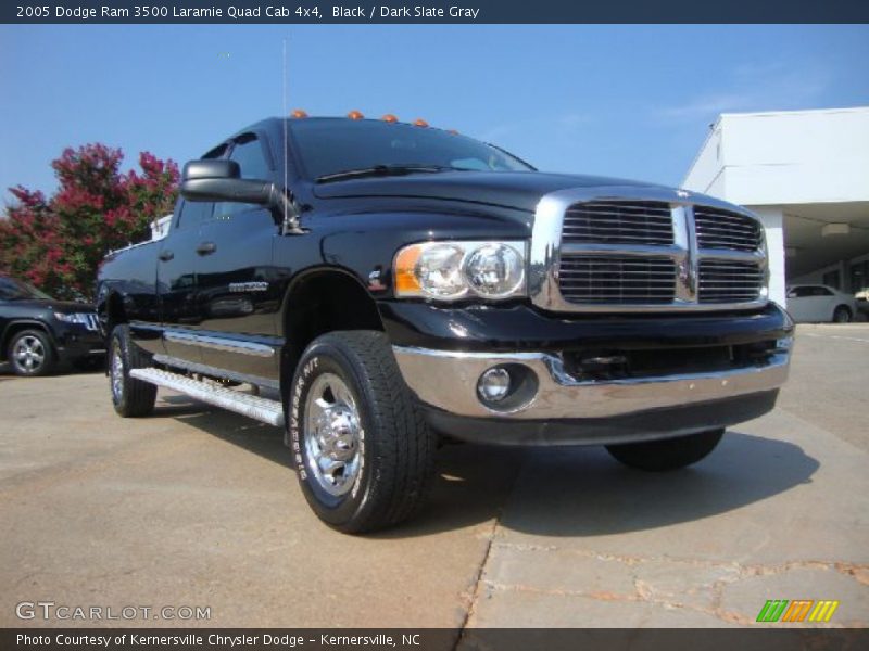 Black / Dark Slate Gray 2005 Dodge Ram 3500 Laramie Quad Cab 4x4