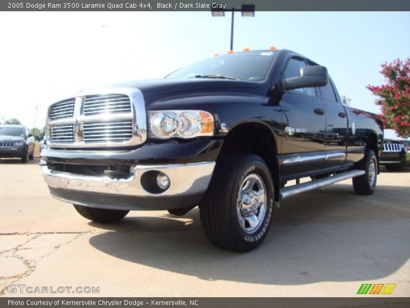 Black / Dark Slate Gray 2005 Dodge Ram 3500 Laramie Quad Cab 4x4