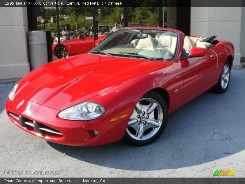 Front 3/4 View of 1999 XK XK8 Convertible