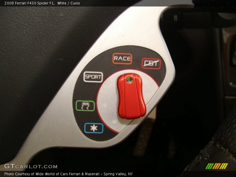 Controls of 2008 F430 Spider F1