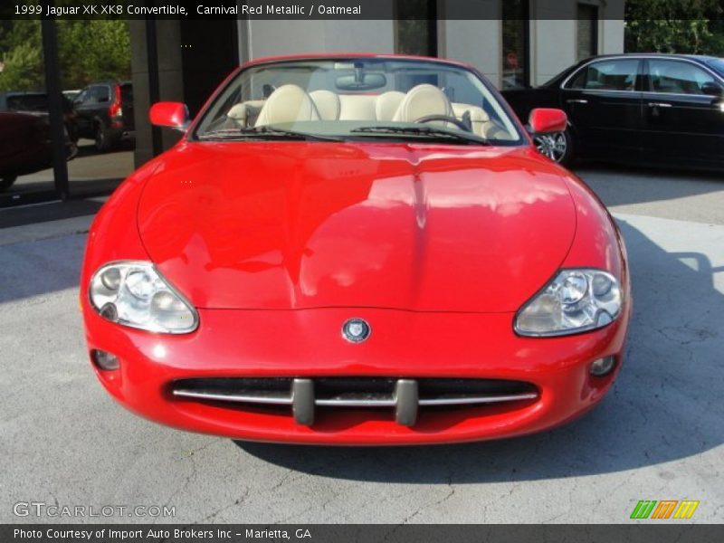 Carnival Red Metallic / Oatmeal 1999 Jaguar XK XK8 Convertible