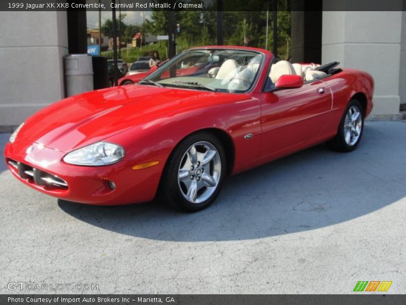  1999 XK XK8 Convertible Carnival Red Metallic