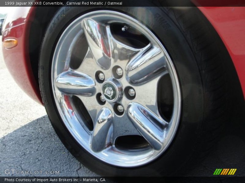 Carnival Red Metallic / Oatmeal 1999 Jaguar XK XK8 Convertible