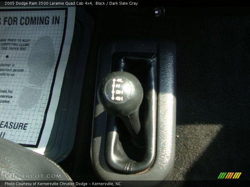 Black / Dark Slate Gray 2005 Dodge Ram 3500 Laramie Quad Cab 4x4