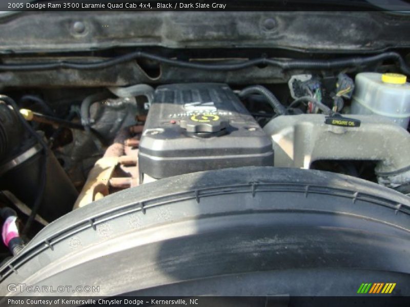 Black / Dark Slate Gray 2005 Dodge Ram 3500 Laramie Quad Cab 4x4