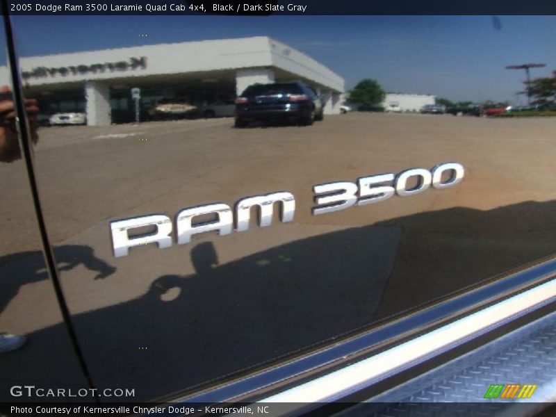 Black / Dark Slate Gray 2005 Dodge Ram 3500 Laramie Quad Cab 4x4