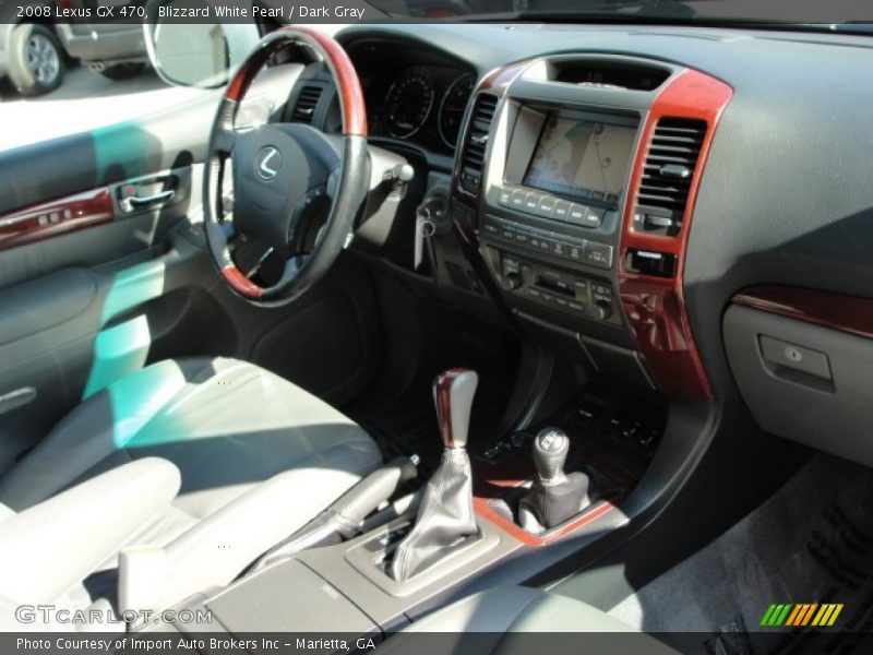 Blizzard White Pearl / Dark Gray 2008 Lexus GX 470
