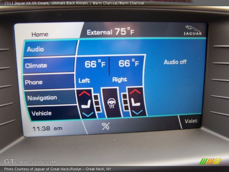 Ultimate Black Metallic / Warm Charcoal/Warm Charcoal 2011 Jaguar XK XK Coupe