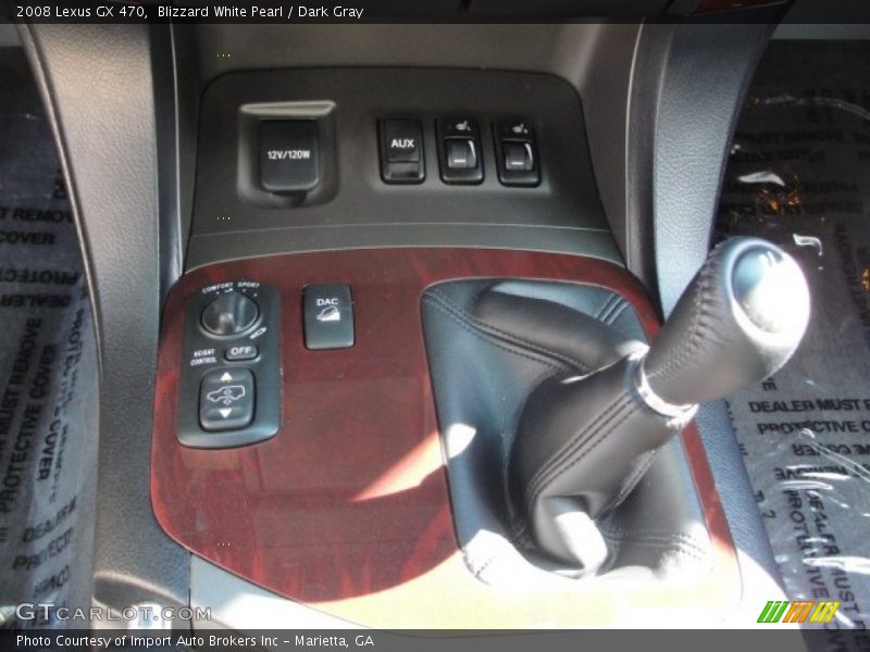 Blizzard White Pearl / Dark Gray 2008 Lexus GX 470