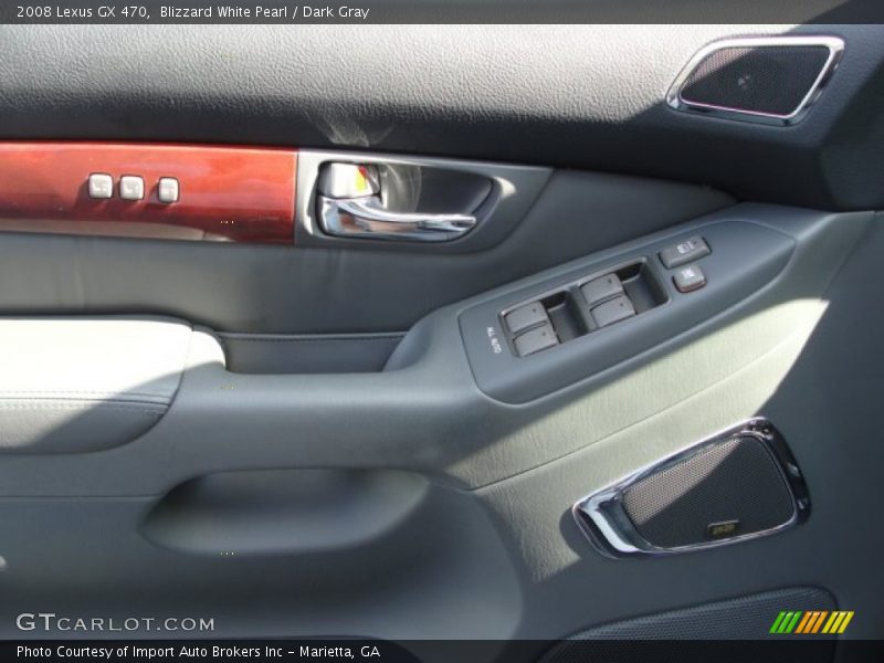 Blizzard White Pearl / Dark Gray 2008 Lexus GX 470